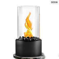 Διακοσμητικό τζάκι βιοαιθανόλης με διακοσμητικές μαύρες πέτρες – DD538 - Sellzone.bg Διακοσμητικό τζάκι βιοαιθανόλης με διακοσμητικές μαύρες πέτρες – DD538